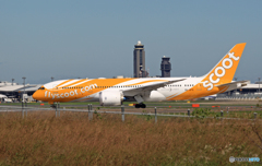 離陸  scoot 787-8 9V-OFG