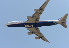 NCA 747-8KZF 離陸