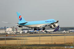 「スカイ」 Korean Cargo 747-8 HL7617 到着 「スカイ」 Korean Cargo 747-8 HL7617 到着
