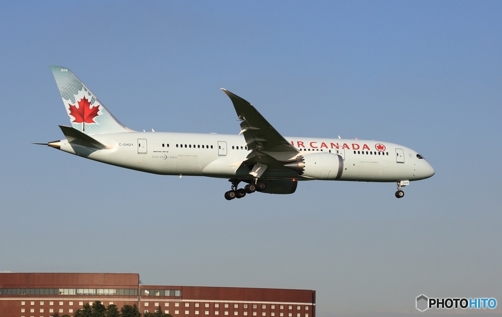Air Canada 787-8  着陸　