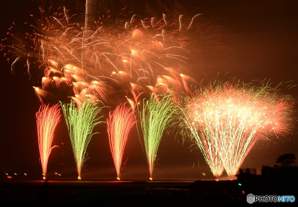 ☮　休憩タイム（214）花火　☮