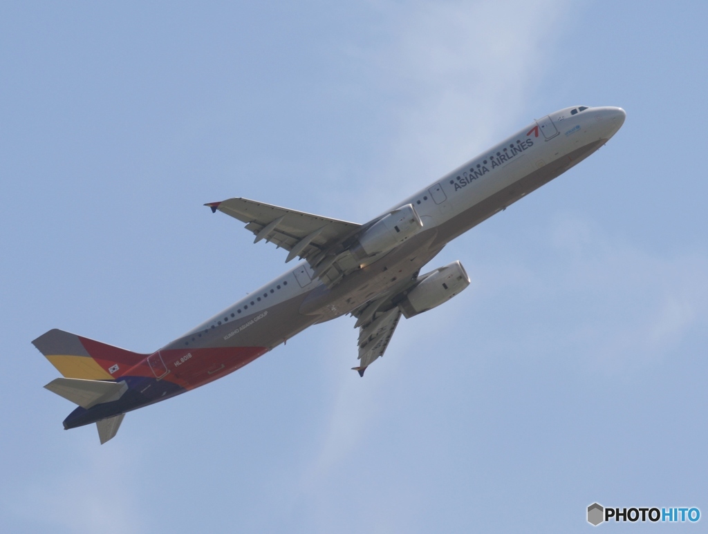 ASIANA A321-200 飛行　