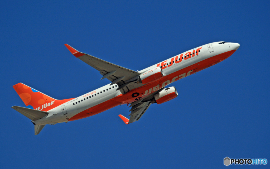 JEJU 737-800 HL8042 出発 