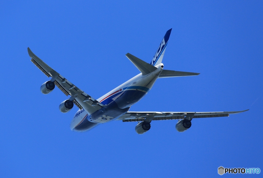 NCA 747-8KZF JA16KZ 出発　