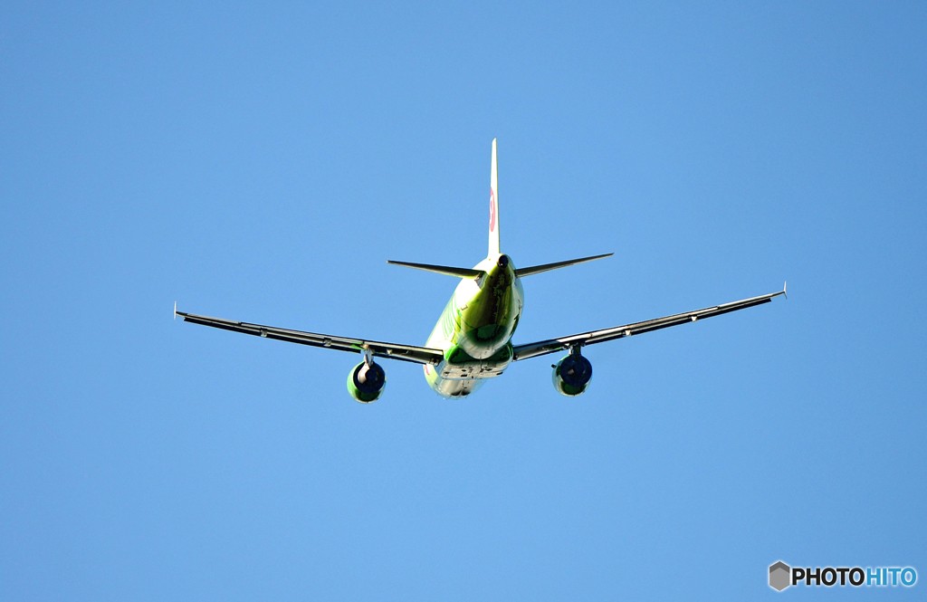 飛び立ち S7 A320