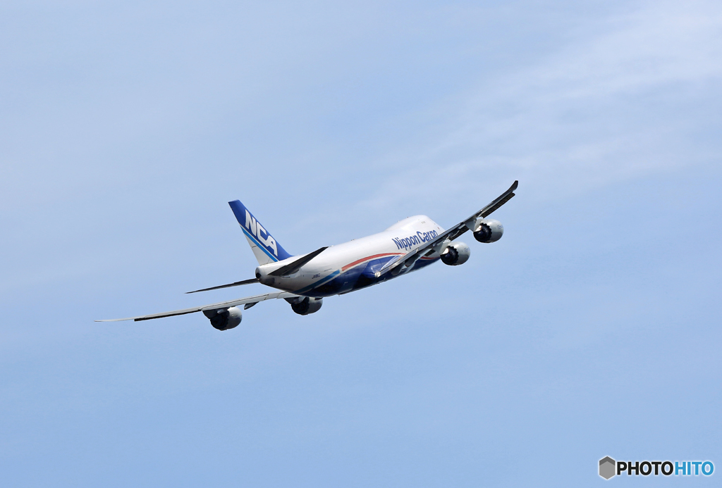 飛び立ちNCA 747-8KZF JA18KZジャンボ保存委員会