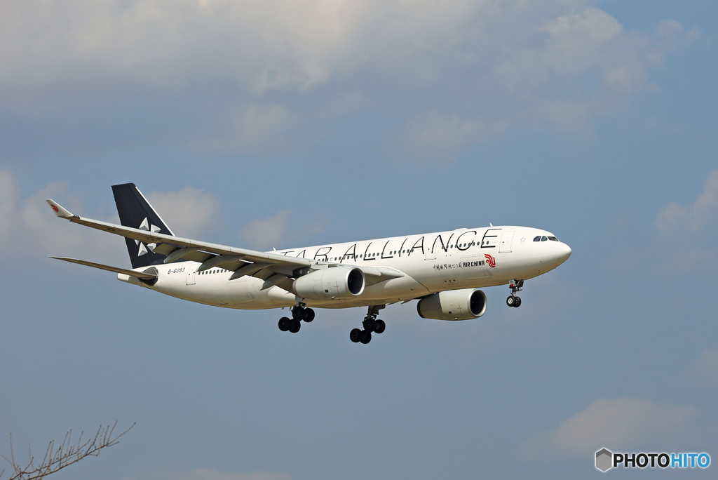「スカイ」 China STAR A330-243 B-6093着陸