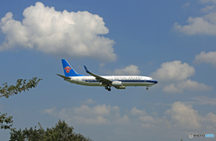 中国南方737-800 B-5675 到着 