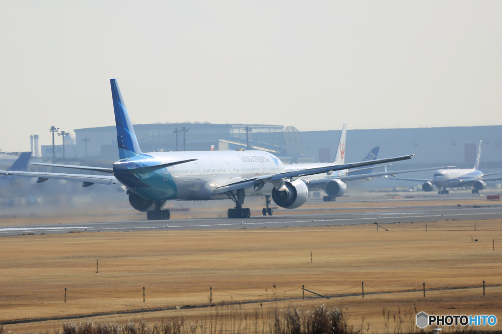 「☁」Garuda 777 PK-GIA 出発 