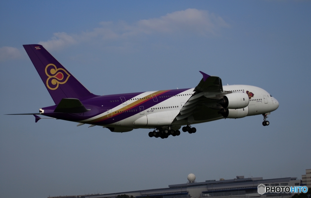 到着　THAI A380-841 