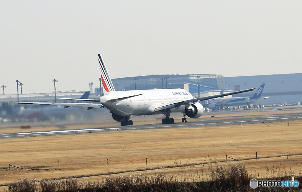 AIR FRANCE 777-200 飛び立ち