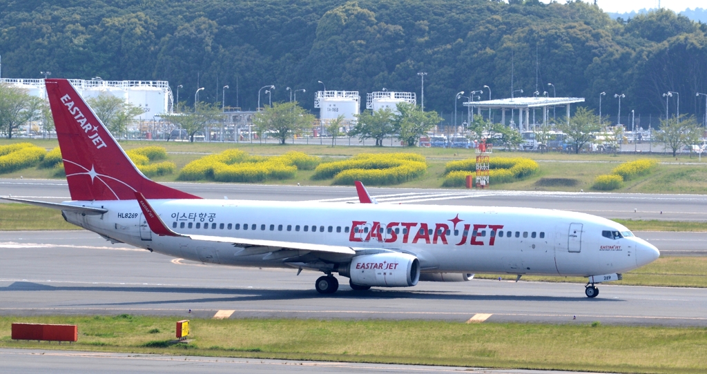 出発（110）EASTARJET 737-800 　　