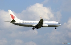 到着　Air China 737-800
