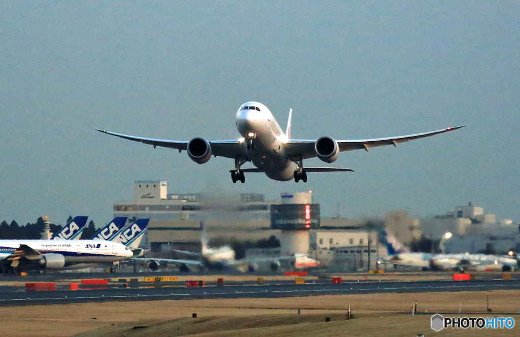 離陸 JAL 787-8 JA834J