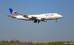 到着 United 747-400 N179UA