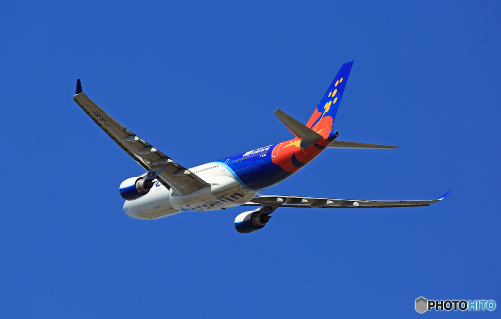 飛び立ち　Air Calin A330-202 F-OJSE