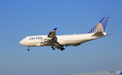 着陸 UNITED 747-400 N178UA