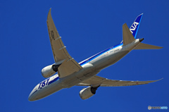 離陸　ANA 787-8 JA823A