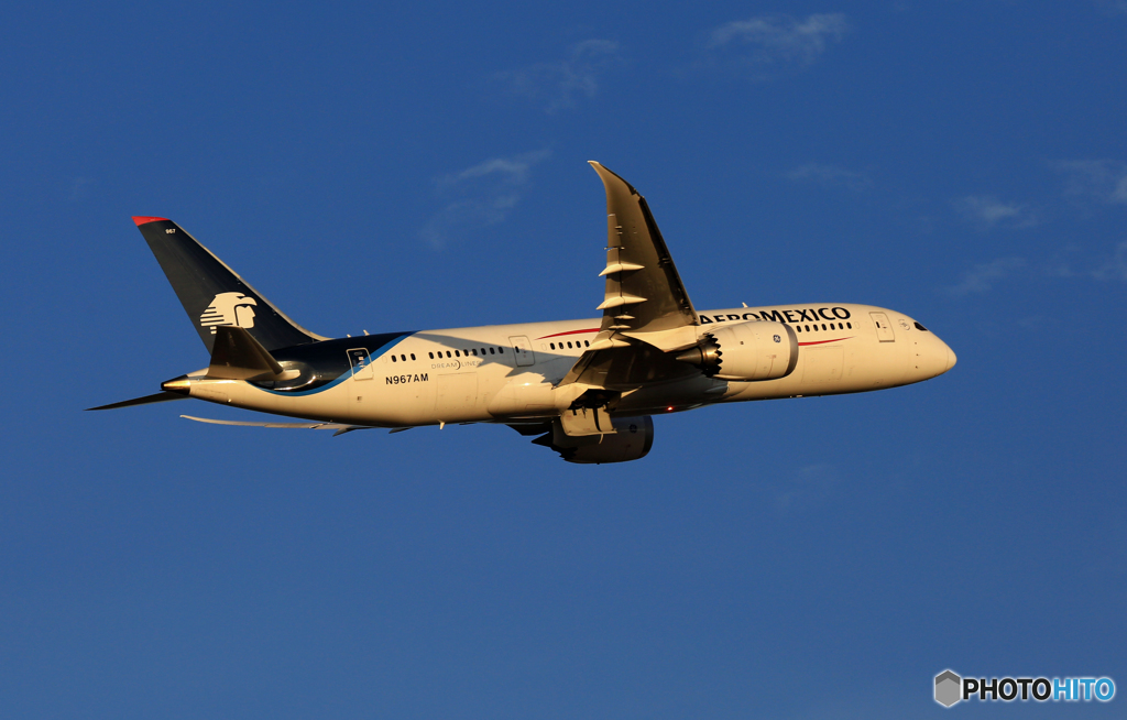 AEROMEXICO 787-8 N967AM 出発　