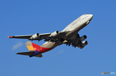 Asiana 747-400 HL7471 出発 