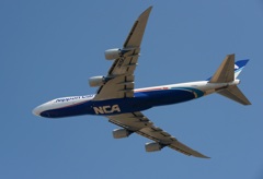 NCA 747-8KZF 離陸