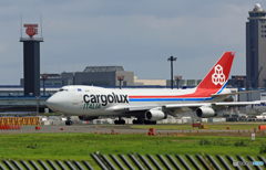 出発Cargolux 747-400F LX-TCV/ジャンボ保存委員会