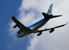 KLM 747-400 離陸　