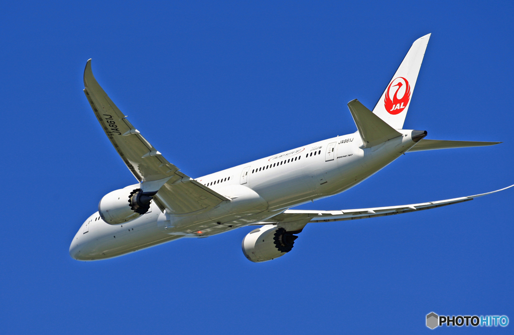 「空色」JAL 787-9 JA861J 出発 