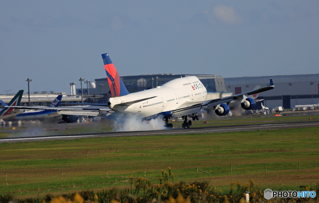 「そらー」 DELTA 747-400 N670USジャンボ保存委員会