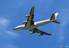 「青が大好き」 China 747-400 B-18712 飛び立ち