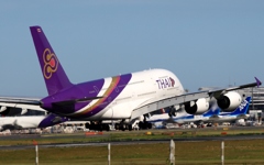 着陸　Thai A380-841