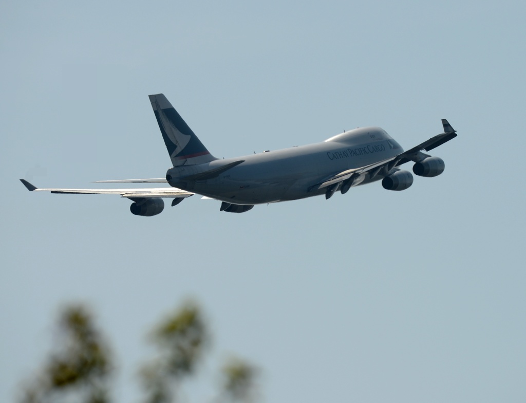 CATHAY Cargo 747-400F 離陸