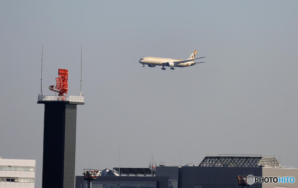 「ぶるー」  Etihad 787-9 飛行 