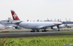 離陸　SWISS A340-313