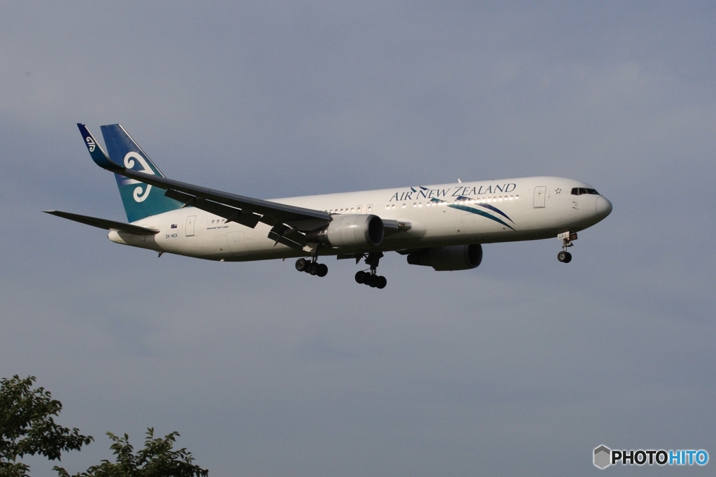 到着　Air New Zealand 767-300