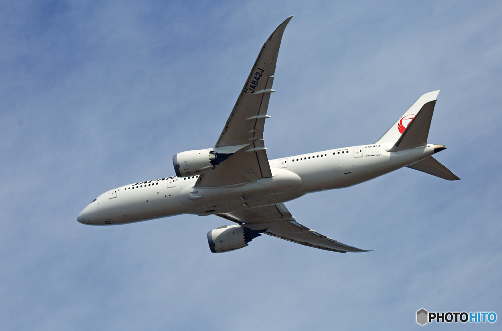 JAL 787-8 JA842J 出発 