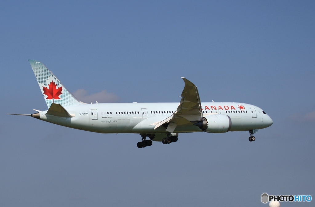 Air Canada 787-8 着陸　