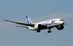 着陸（70）ANA 787-8