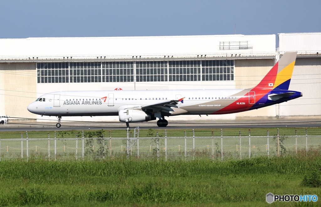 Asiana A321-231  離陸　