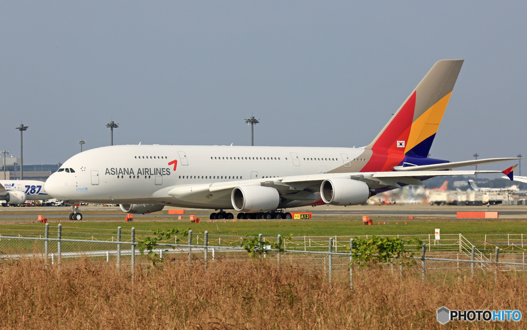 離陸ASIANA A380-841 HL7640