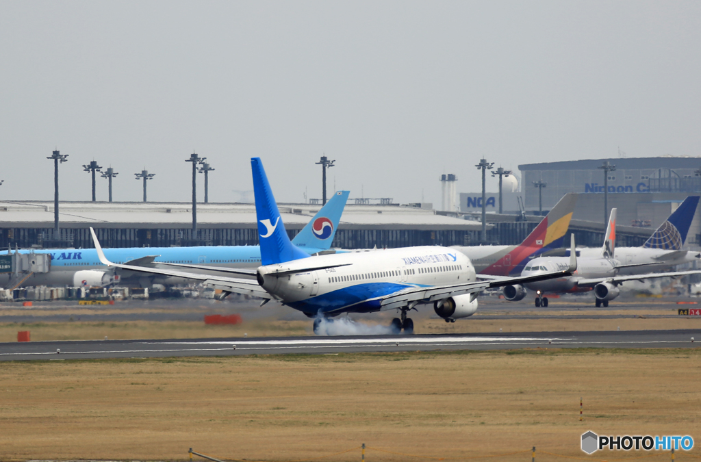 厦門航空 Xiamen Airlines 737-800 B-5435到着  