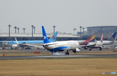 厦門航空 Xiamen Airlines 737-800 B-5435到着  