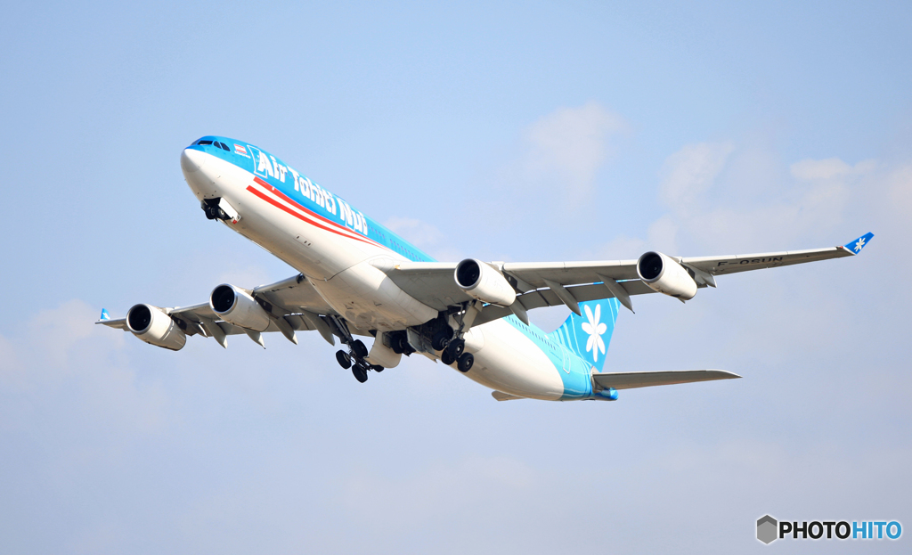 Air Tahiti Nui A340-313 F-OSUN 出発 