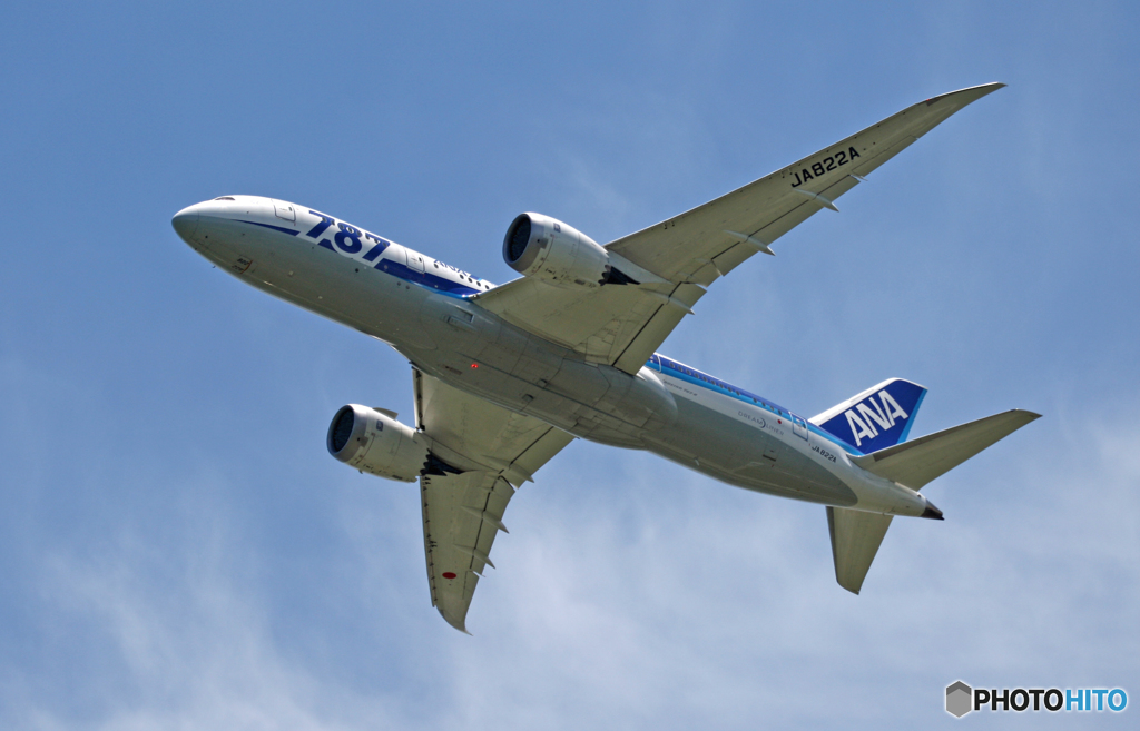 出発 ANA 787-8 JA822A