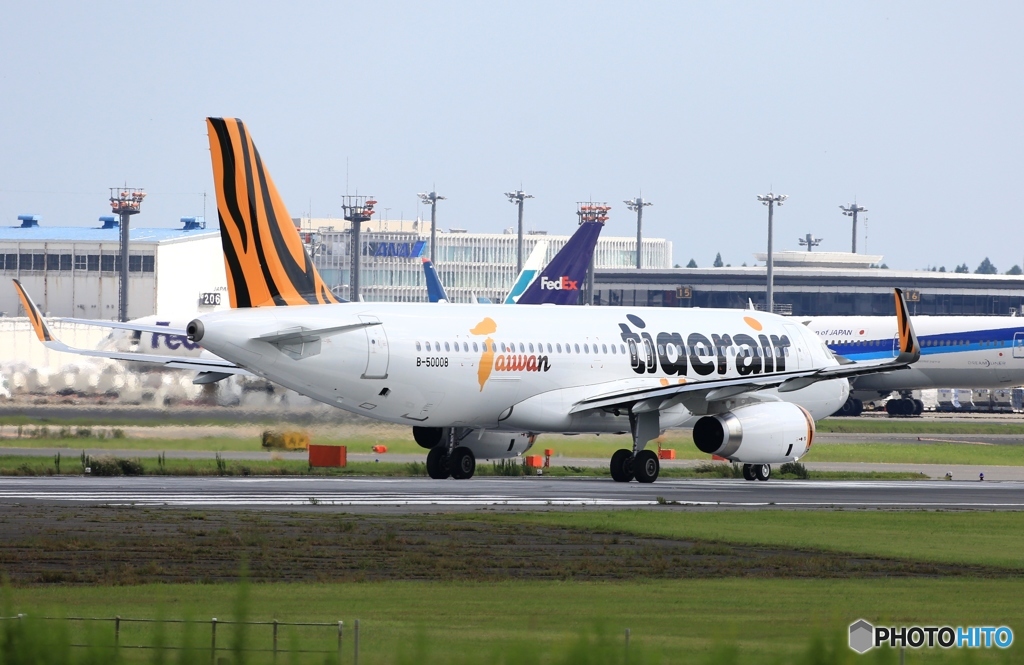 tigerair A320-232 B-50008  出発　