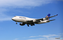 [青空]  UNITED 747-400 N181UA