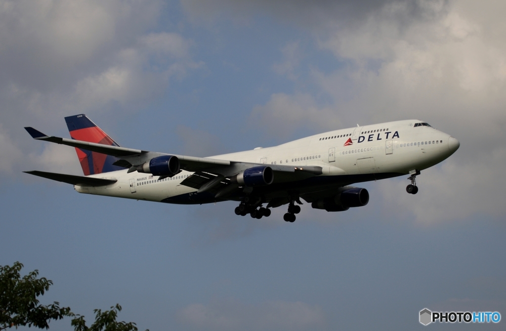 Delta ７４７ジャンボ機　