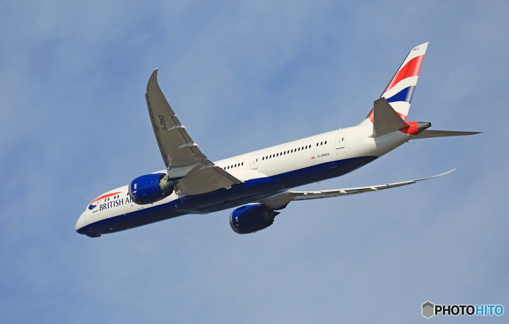 離陸 BRITISH 787-9 G-ZBKD