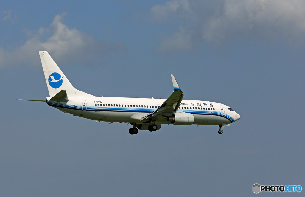 到着 XIAMEN 737-800 B-5602