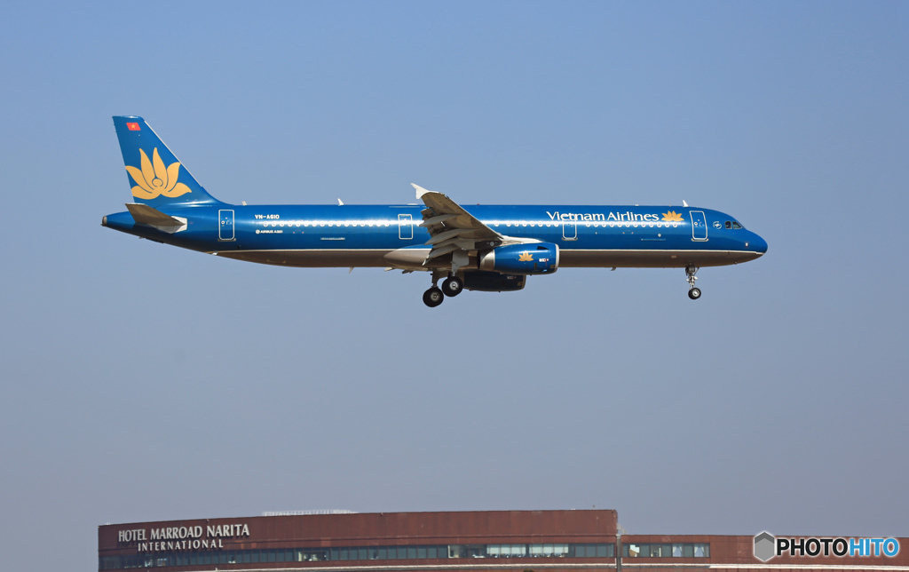 Vietnam A321-231 VN-A610 到着 